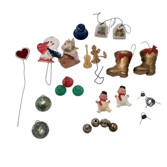 Lot of 20 Vtg Ornaments Replacement Hooks Hong Kong Japan Christmas - Picture 1 of 13